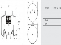 JW5772橡胶空气弹簧/气囊/Air spring shock absorbers/W01-358-5772