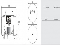 JW5789橡胶空气弹簧/气囊/Air spring shock absorbers/W01-358-5789/1103-0503