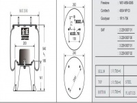 JW6366橡胶空气弹簧/SAF气囊/Air spring/W01-M58-6366/4004NP03/1R11-706/2229000701/3229000700/3229000701/3229000702/1T17BS-6/2.229.0007.01,3.229.0007.00,3.229.0007.01,3.229.0007.02
