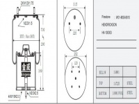 JW8610橡胶空气弹簧/气囊/Air spring shock absorbers/W01-M58-8610