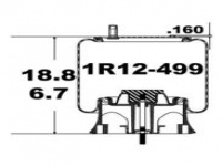 JW9936橡胶空气弹簧气囊Air spring W01-358-9936 1R12-499 W013589936 1R12499 566-20-7-238 910-175P454
