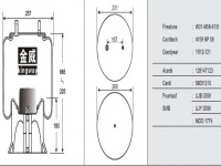 挂车空气弹簧气囊Trailer air spring air bag 4159NP09 58051210 1R12-721 1T15M-9 W01-M58-9131 RML75260CP9 34159-02CPP 133382 V1DK23L-9131 KR509-9131 566-24-3-501 566243501 54159AP09 H2500324 1525199 M001774