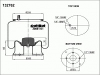 Air spring air bag for dangerous goods石油中石化危险品拖挂车空气弹簧减震气囊1V9580 1R13-118 1R13118 1398550 4884N1P02 1T15VLT-10.5 1T15VLT105 1T17CL95 101021P434 1010-21P434 81436010171 W013589580 W01-358-9580